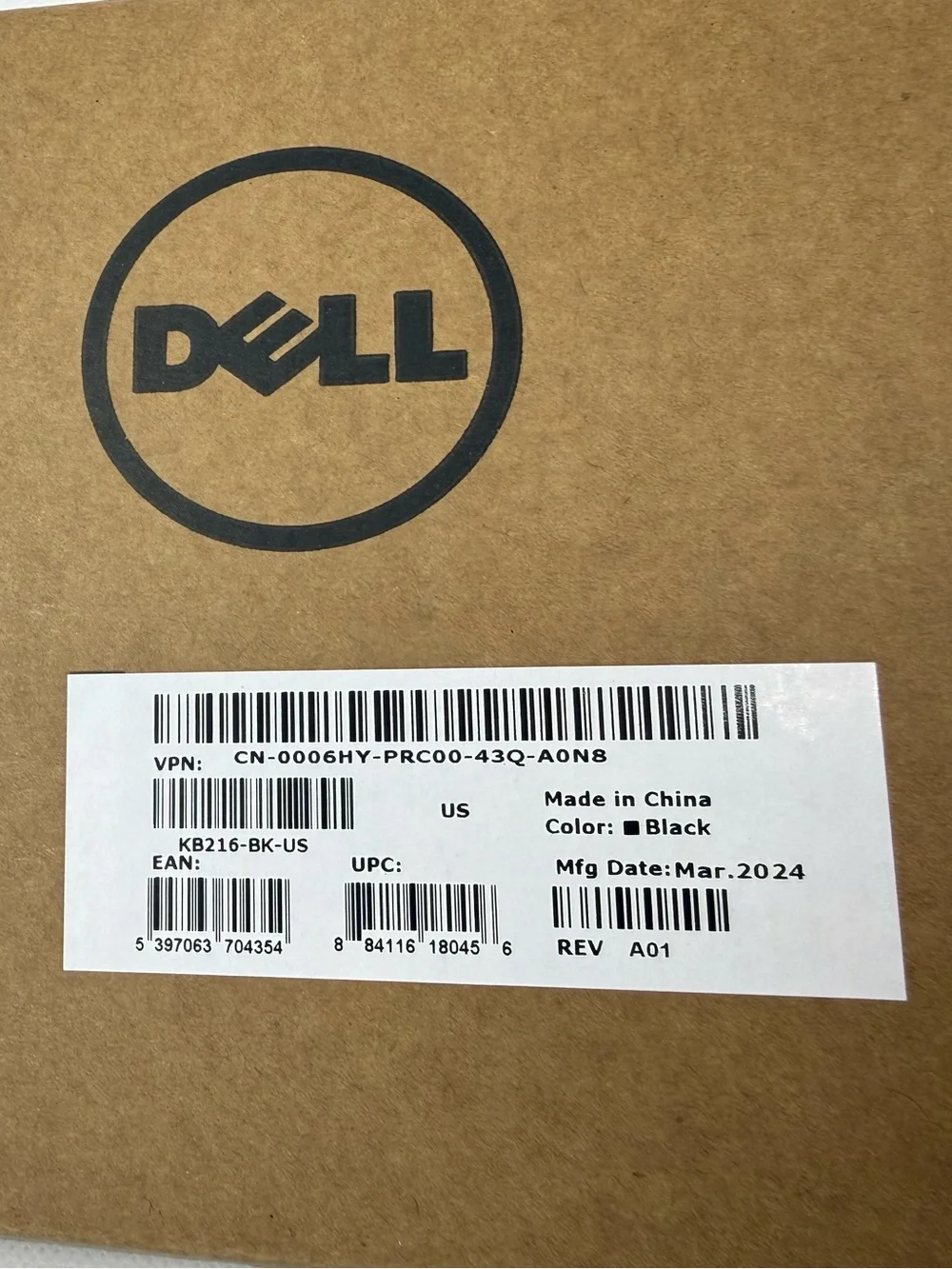 Dell full size
